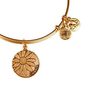 Gold Cousin Alex and Ani Bracelet